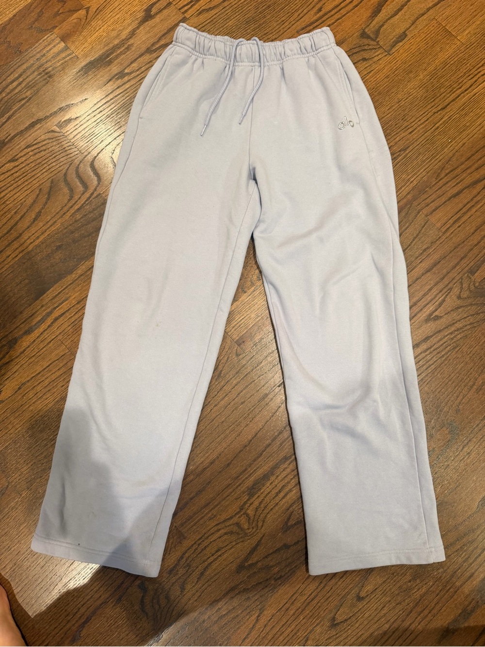 ALO Yoga sz S Winter Frost Limited Edition Straight Leg Sweatpants - Picture 2 of 3